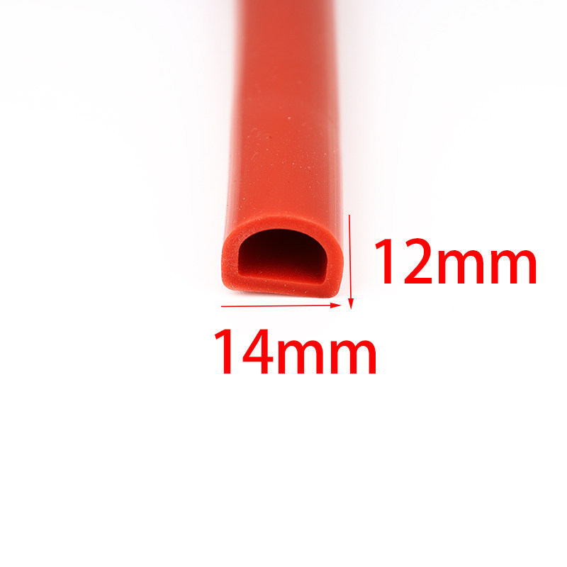 Supplied silicone door gasket sample, profile example 4